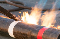 Black Tar flat roofing replacement